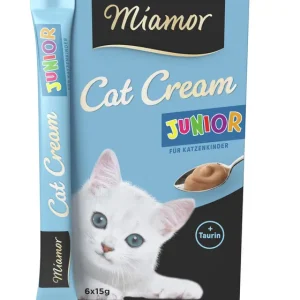 Top-Seller Sparpaket 2 x 6 x 15 g Miamor Cat Cream Junior Katzen Snack